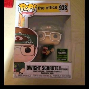 Funko pop Dwight Schrute as Recyclopes 2020 Spring